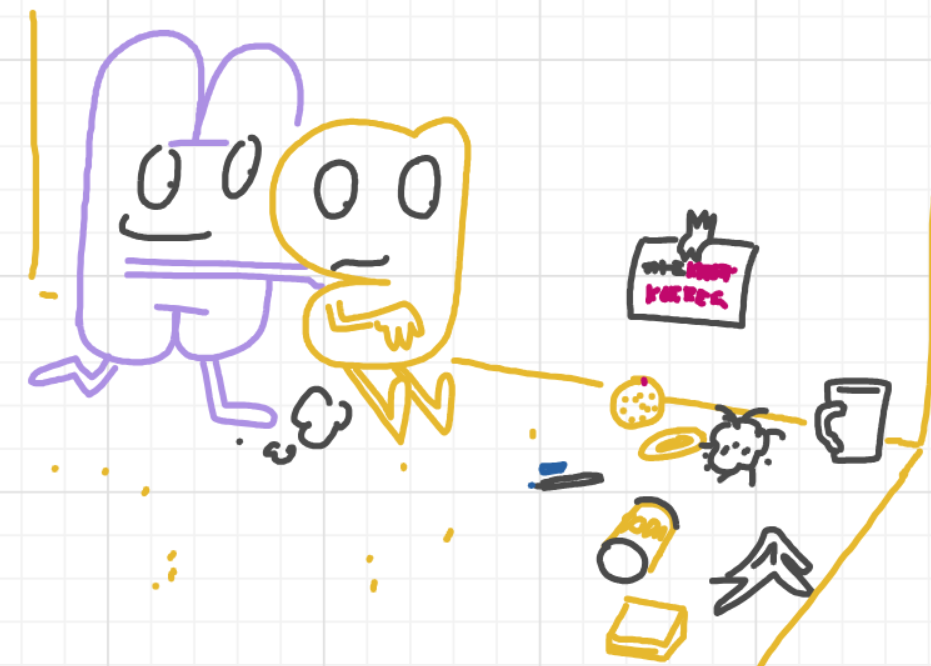 A panel from I've Been Everywhere, Man, episode nine of the Board Boards object show by Furretwalk/WalkingFurret.